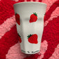 Porcelain FRUITY latte mug - Strawberry