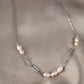 Freshwater pearl FAE necklace - Pink pearls
