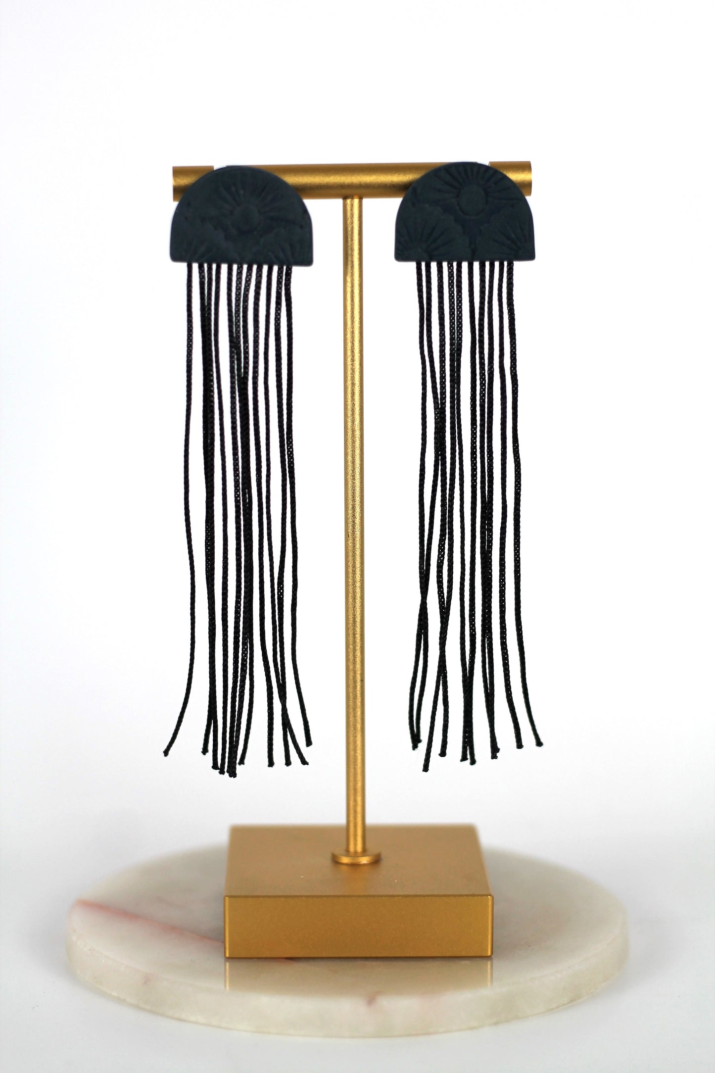 WATERFALL fringe earrings