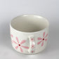 Porcelain FLOWER cappuccino mug - Pink