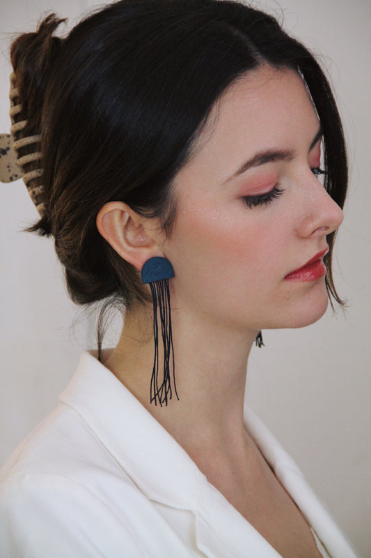 WATERFALL fringe earrings